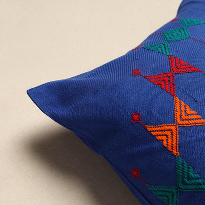Urmul Kashida Stitch Handloom Cotton Cushion Cover 33