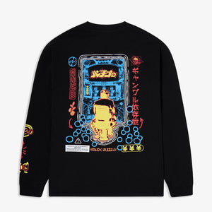 EDWIN | PACHINKO T-SHIRT LS { BLACK