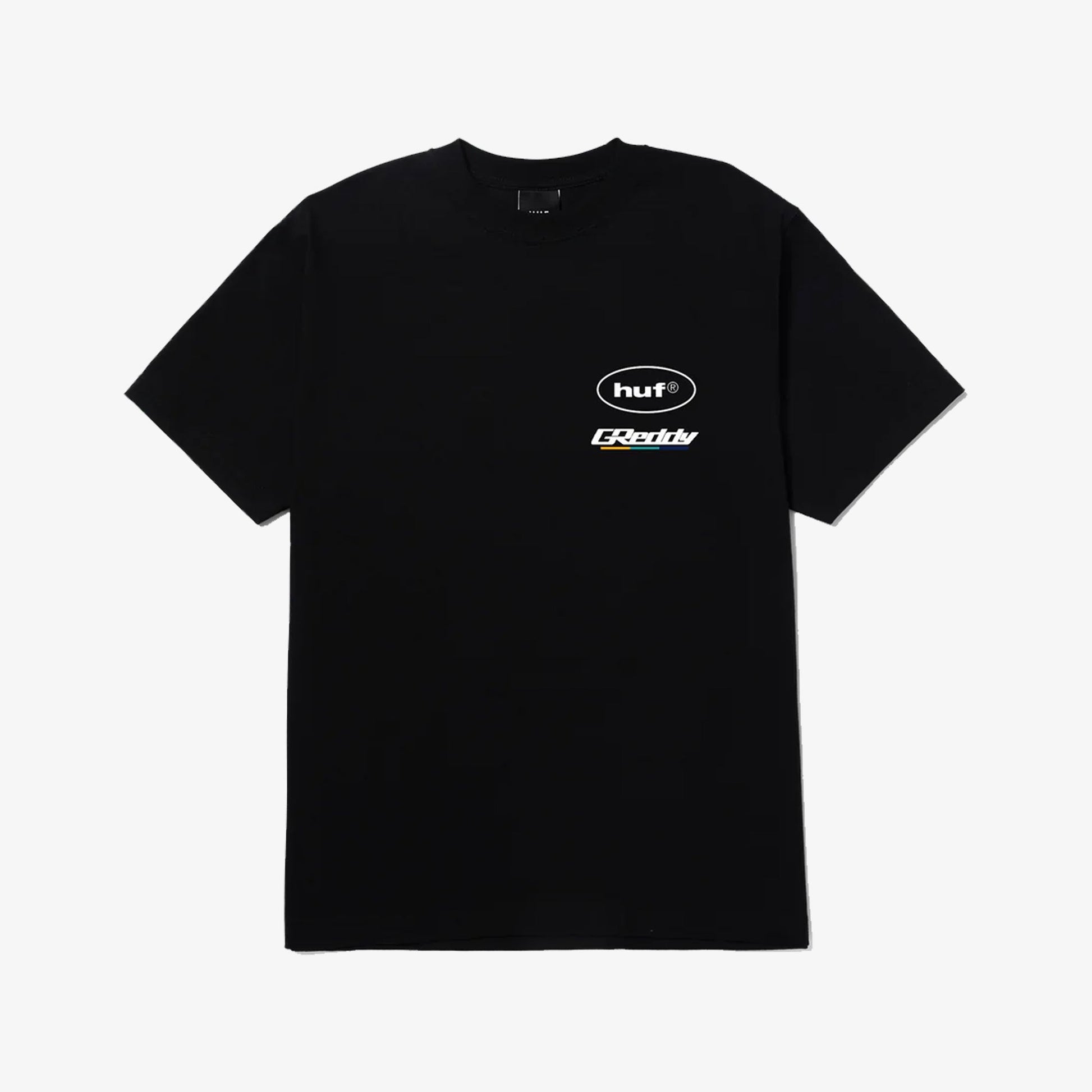 HUF | X GREDDY T-SHIRT  { BLACK