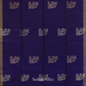 Redish Purple Pure Kanjivaram Soft Silk Saree