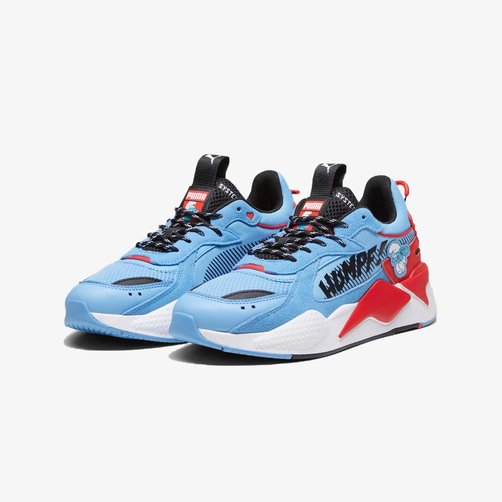 Puma | THE SMURFS RS-X  { TEAM LIGHT BLUE/RED