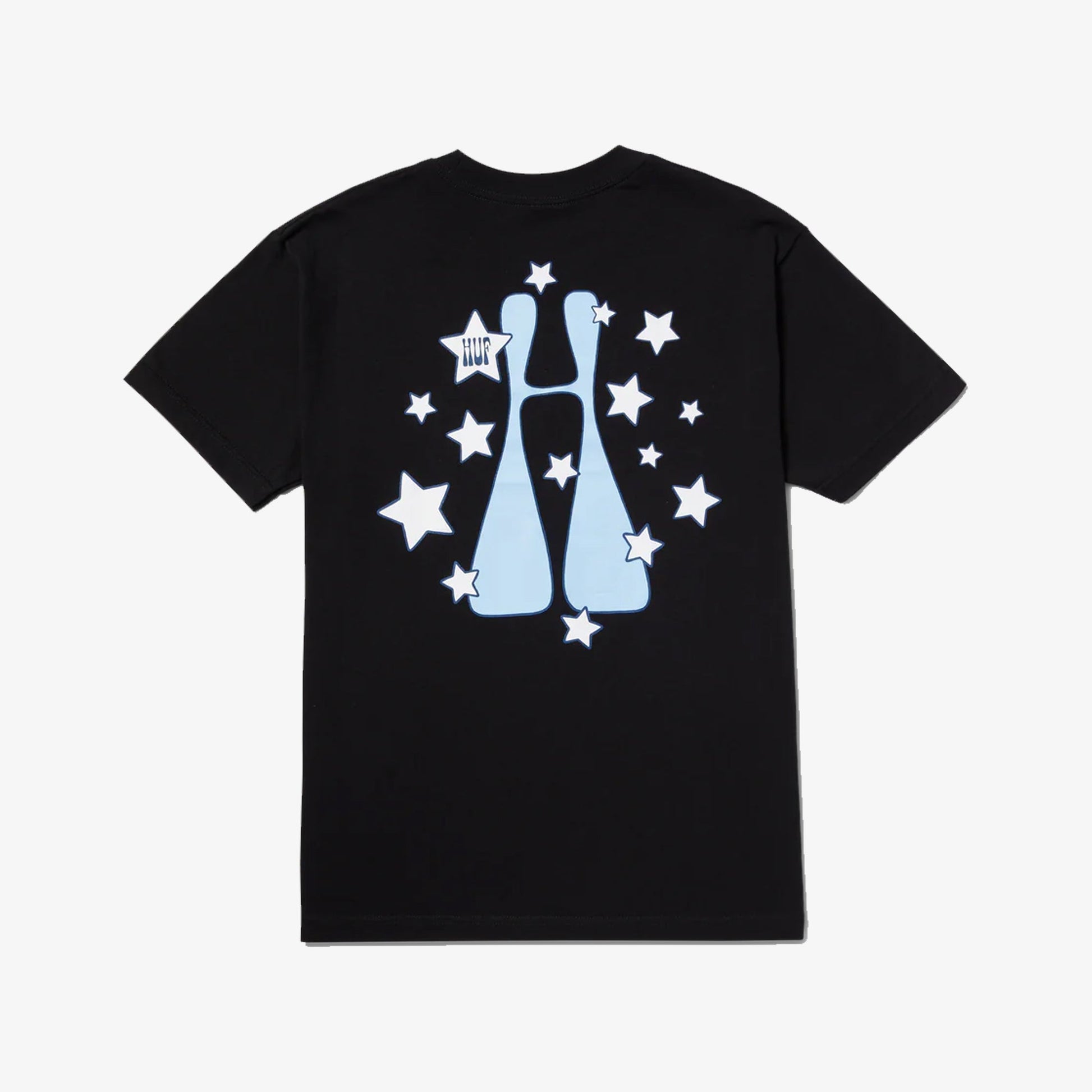 HUF | H STARDUST T-SHIRT  { BLACK