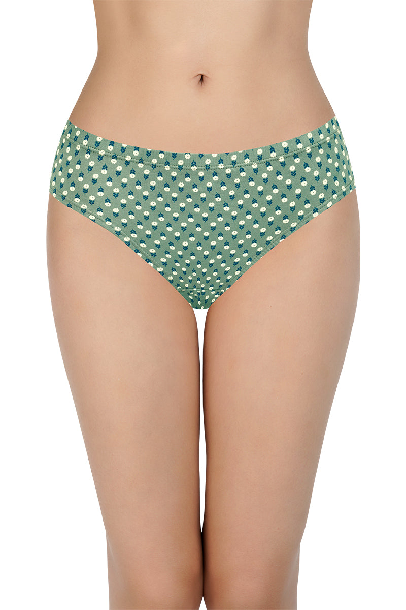 100% Cotton Bikini Panty Pack (Pack of 3) - D006 - Multi