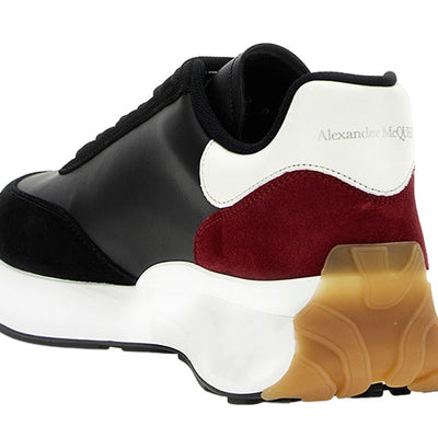 Alexander Mcqueen Sprint Runner Black White Red