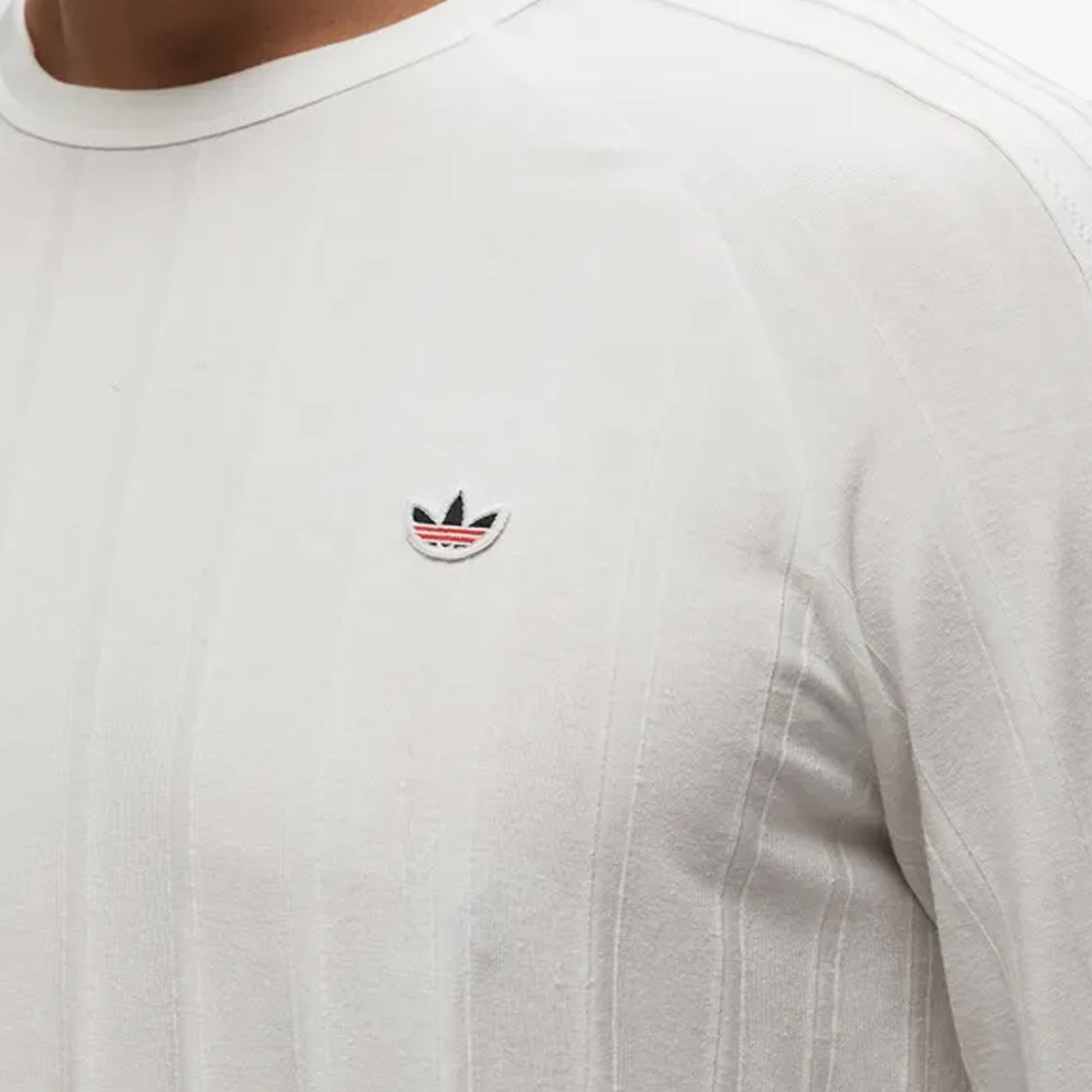 ADIDAS ORIGINALS | CLOT LONG SLEEVE RIBBED TEE BY EDISON CHEN { CORE WHITE/CORE WHITE