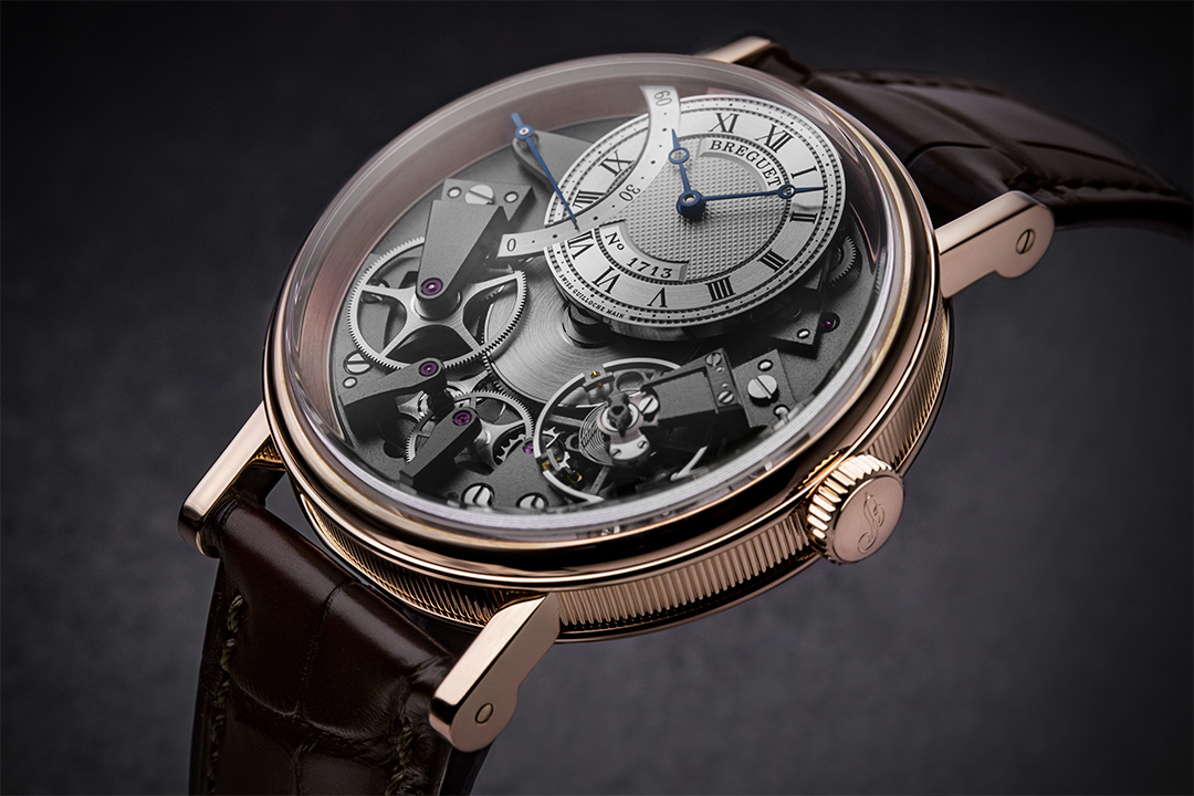 Breguet Tradition 7097 Skeleton Dial Brown 40 MM Watch for Men