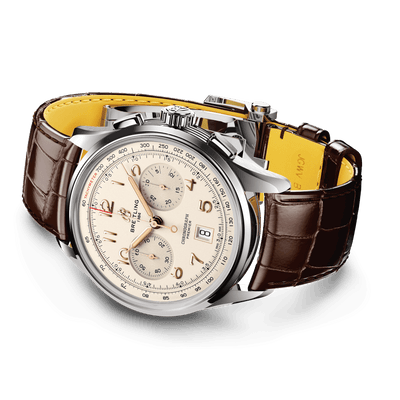 Breitling Premier B01 Chronograph Cream Dial Men 42mm