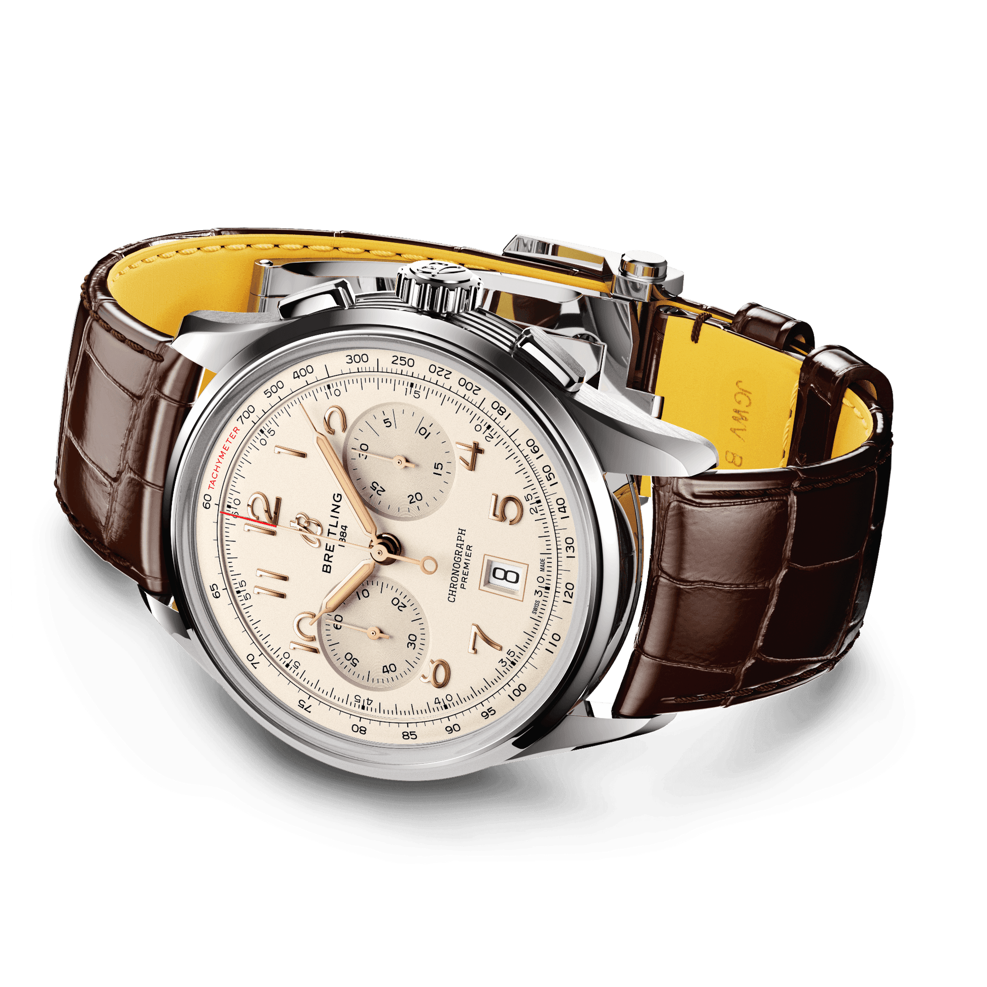 Breitling Premier B01 Chronograph Cream Dial Men 42mm