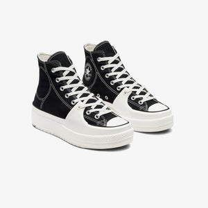 Converse | CHUCK TAYLOR ALL STAR CONSTRUCT HI  { BLACK/VINTAGE WHITE/EGRET