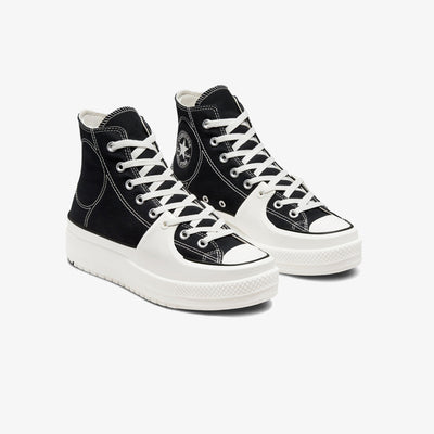 Converse | CHUCK TAYLOR ALL STAR CONSTRUCT HI  { BLACK/VINTAGE WHITE/EGRET