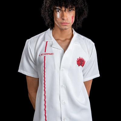 REDLINE RUSH BOWLING SHIRT ( WHITE )