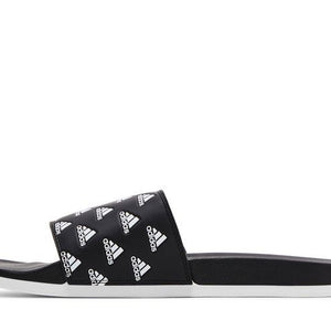 adidas Adilette Comfort Slides Print Core Black Cloud White