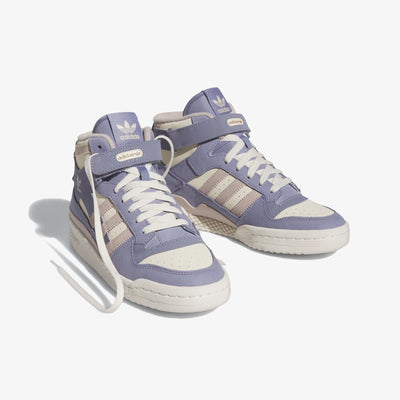 Adidas Originals | FORUM MID TENNIS  { SILVER VIOLET/WONDER TAUPE/WHITE