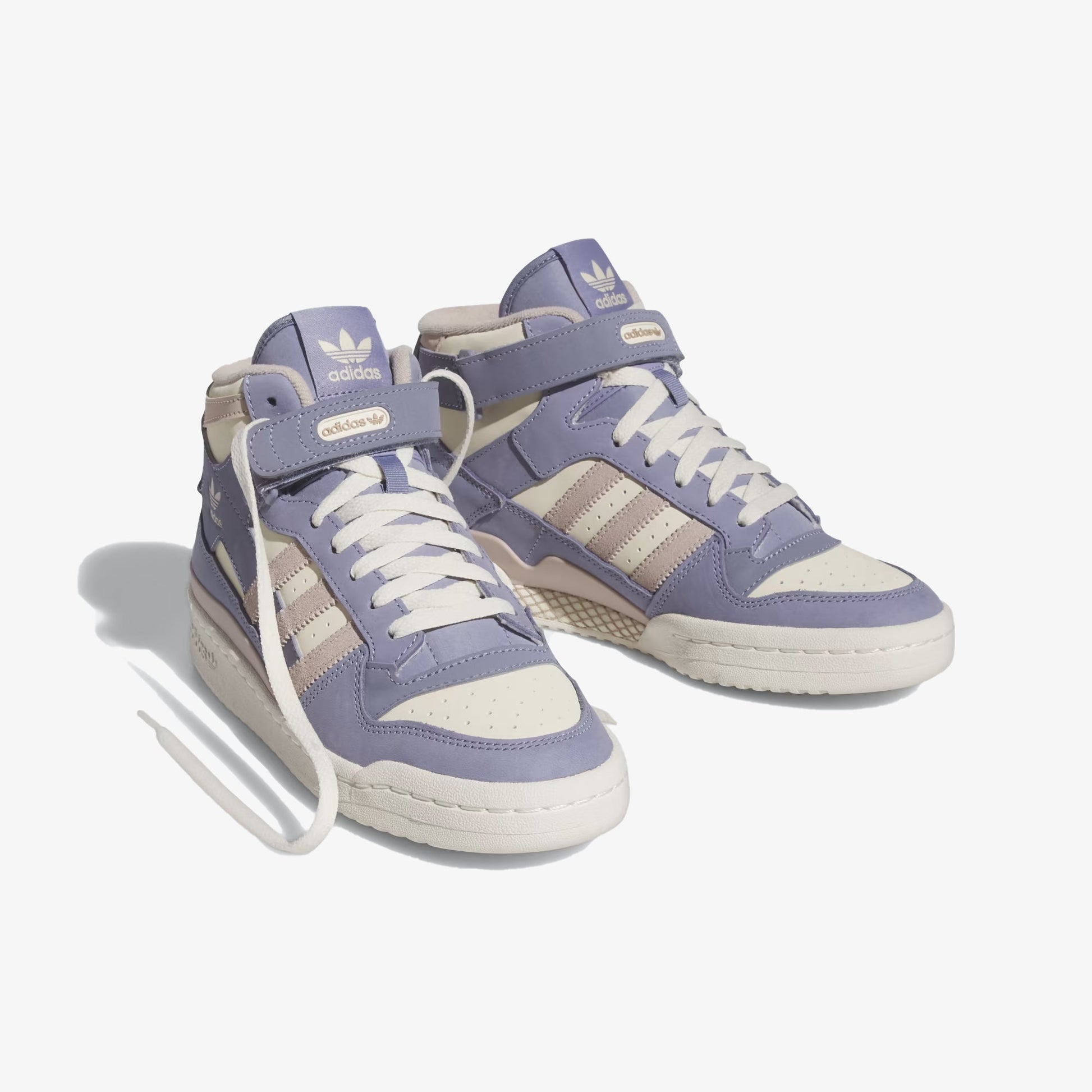 Adidas Originals | FORUM MID TENNIS  { SILVER VIOLET/WONDER TAUPE/WHITE