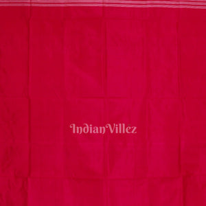 Navy Blue Box Design Sambalpuri Silk Saree