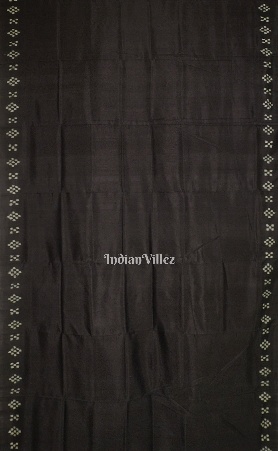 Black Pasapalli Theme Odisha Ikat Designer Silk Saree