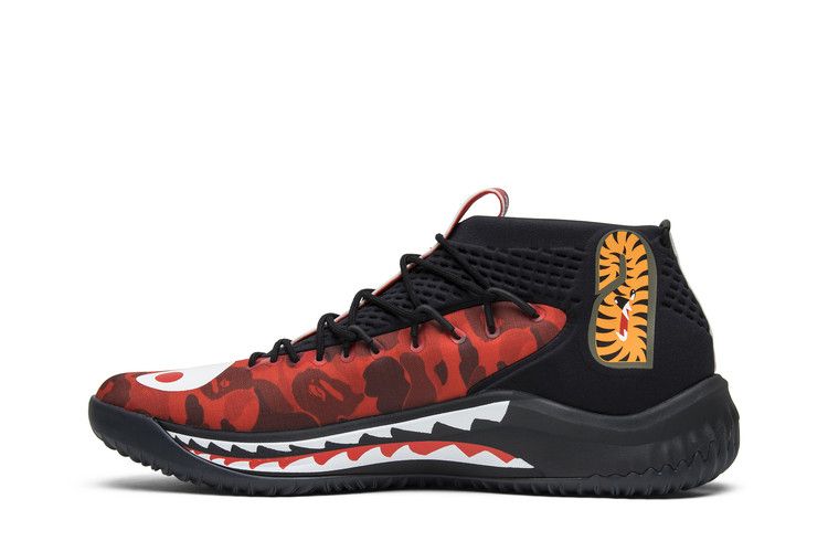 adidas Dame 4 A Bathing Ape Red