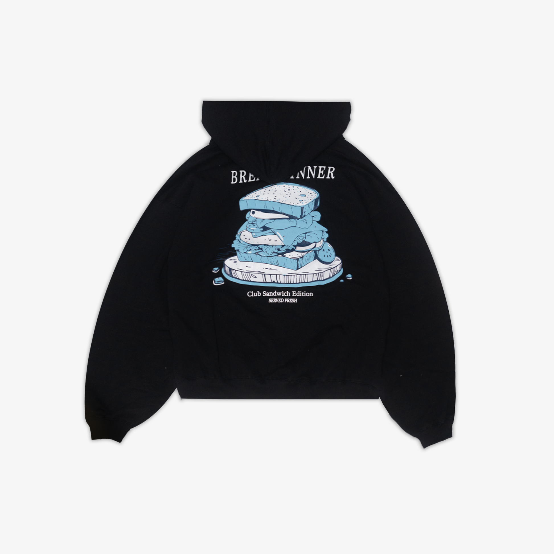 SUPERKICKS | THE BREADWINNER HOODIE { BLACK