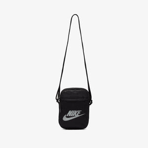 NIKE | HERITAGE CROSSBODY BAG (SMALL, 1L) { BLACK/BLACK/WHITE