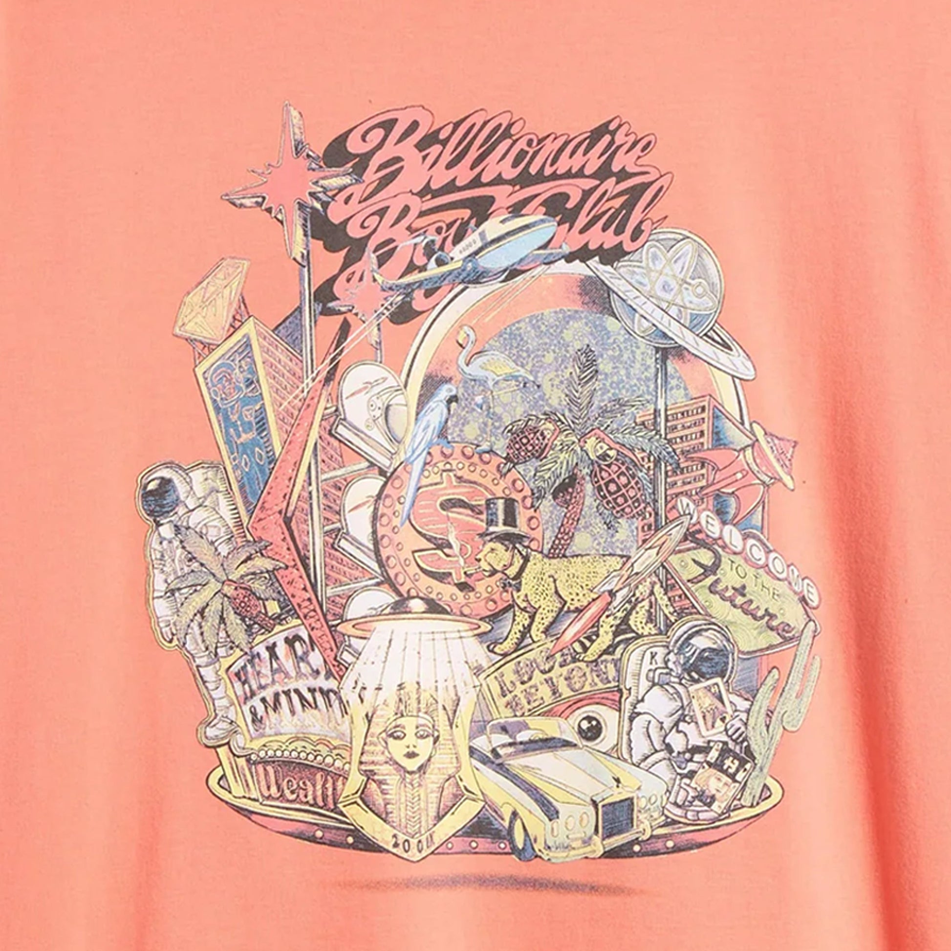 BILLIONAIRE BOYS CLUB | BB FLOATING CITY SS TEE { PORCELAIN ROSE