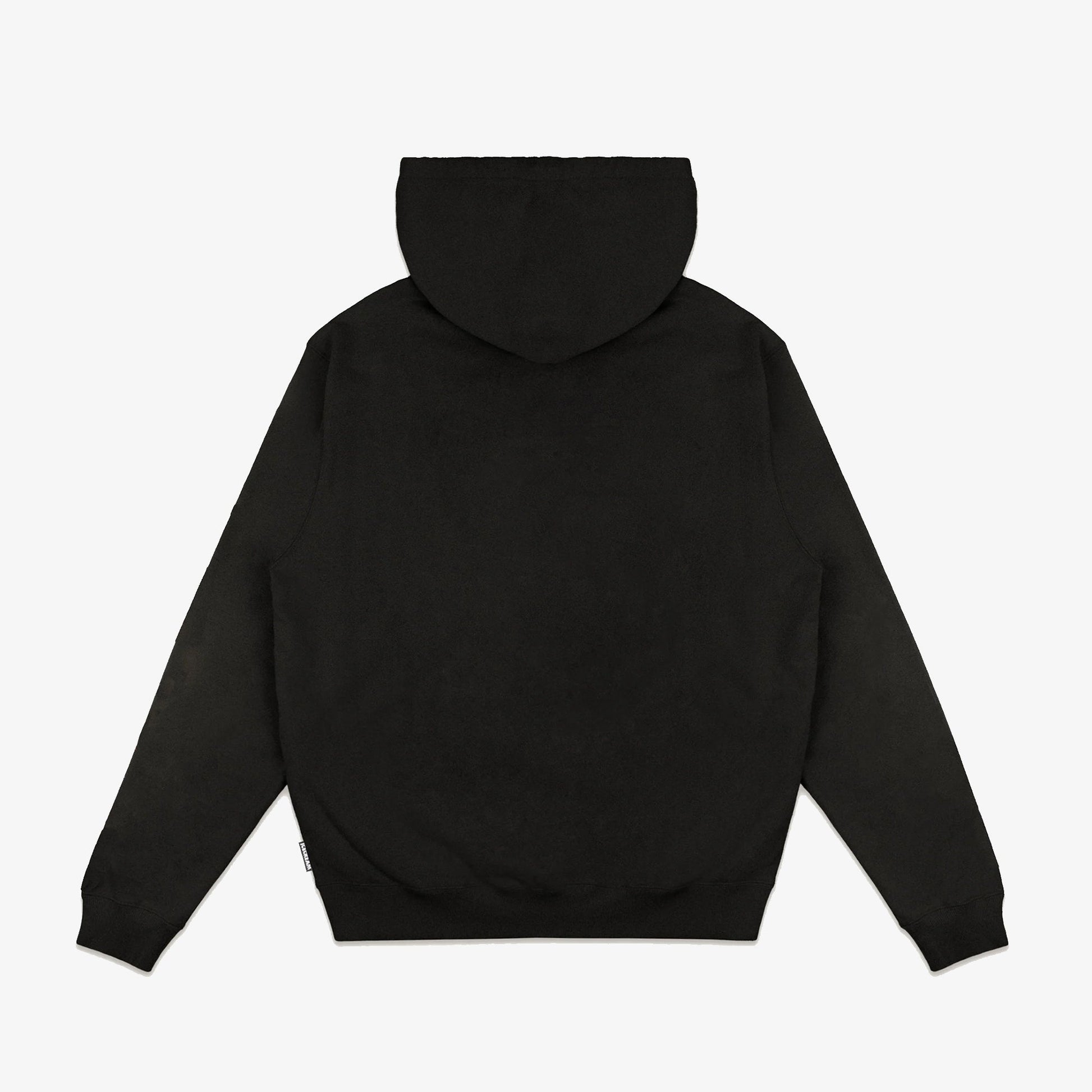 Icecream | OVERLAP HOODIE  { BLACK