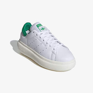 Adidas Originals | STAN SMITH PF  { CLOUD WHITE/OFF WHITE/GREEN