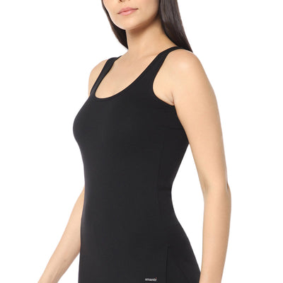 LuxeHeat Thermal Vest - Black