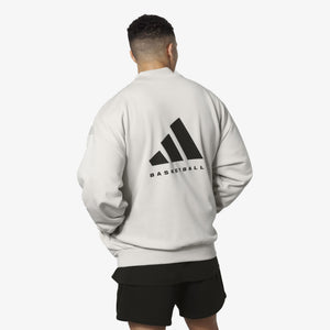 Adidas Originals | ADIDAS BASKETBALL 001 CREW NECK SWEAT  { TALC