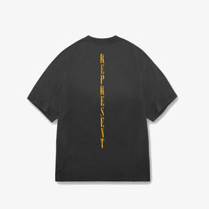 Represent | REBORN T-SHIRT  { AGED BLACK