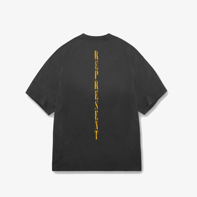 Represent | REBORN T-SHIRT  { AGED BLACK