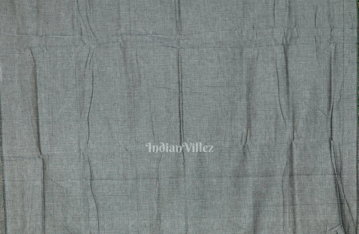 Grey Maniabandha Jhoti Theme Cotton Saree