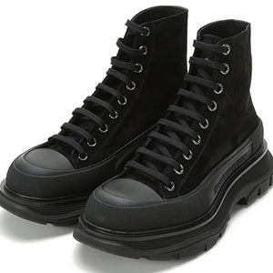 Alexander Mcqueen Tread Slick Boot Triple Black