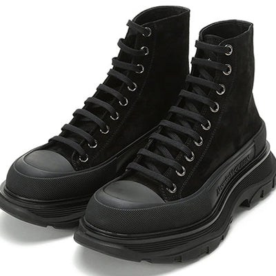 Alexander Mcqueen Tread Slick Boot Triple Black