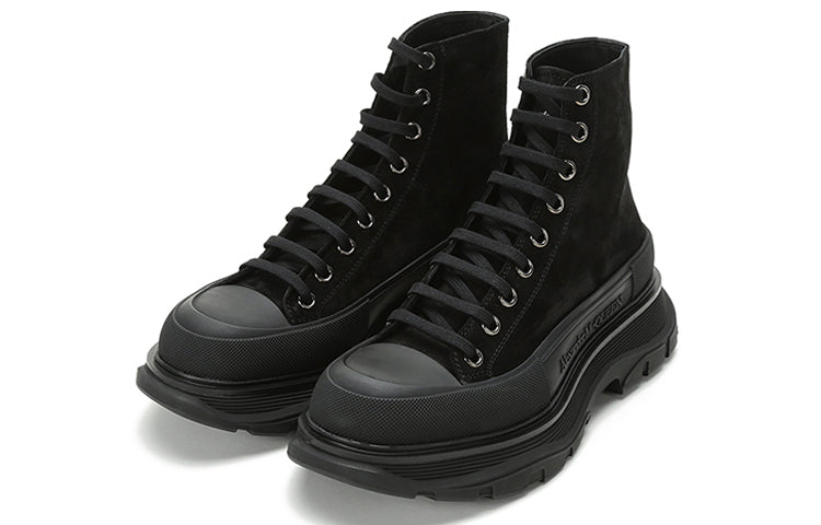 Alexander Mcqueen Tread Slick Boot Triple Black