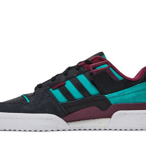 adidas Forum Exhibit Low Black Crimson Green