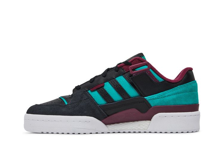 adidas Forum Exhibit Low Black Crimson Green