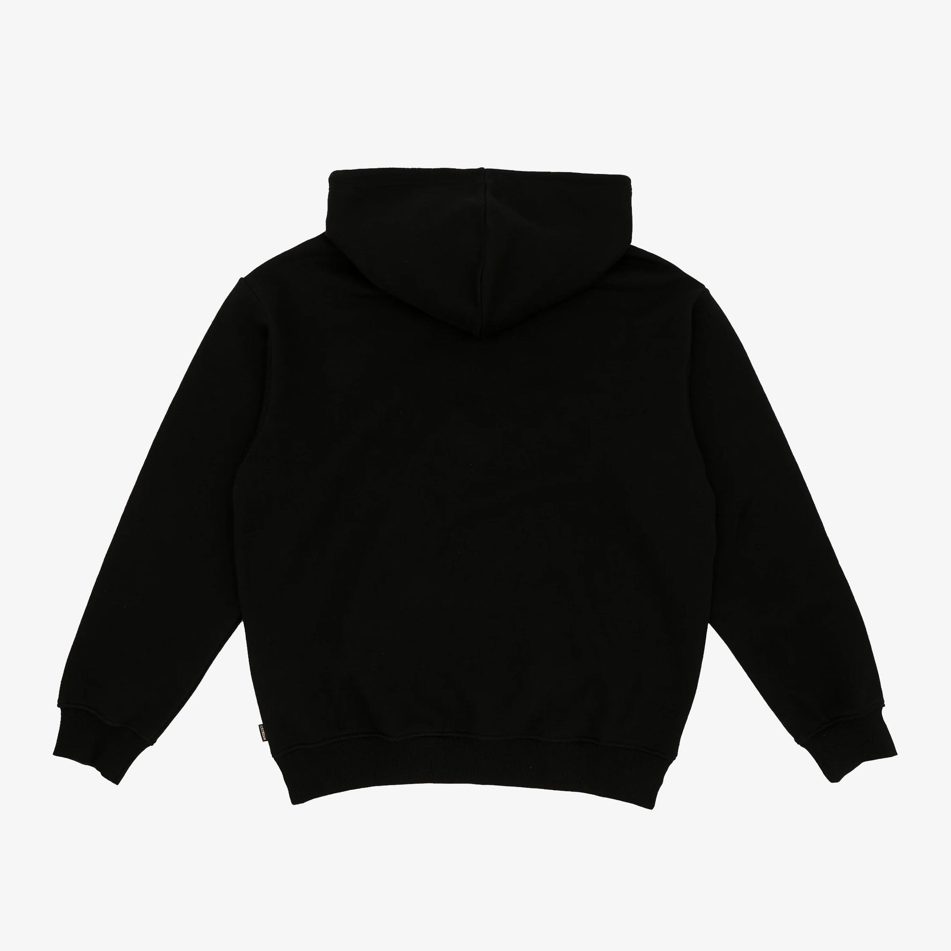 Icecream | KIRIGAMI RUNNING DOG FLOCK HOODIE  { BLACK