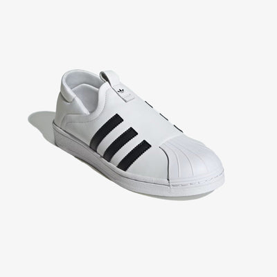Adidas Originals | SUPERSTAR SLIP-ON  { CLOUD WHITE/CORE BALCK/WHITE