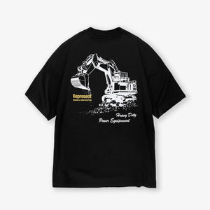 Represent | DESIGN & CONSTRUCTION T-SHIRT  { BLACK