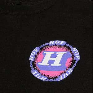 HUF | DEPENDABLE LONG SLEEVE T-SHIRT  { BLACK