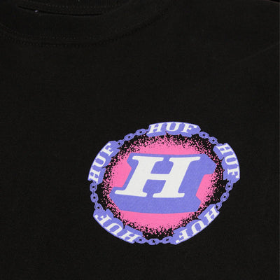 HUF | DEPENDABLE LONG SLEEVE T-SHIRT  { BLACK