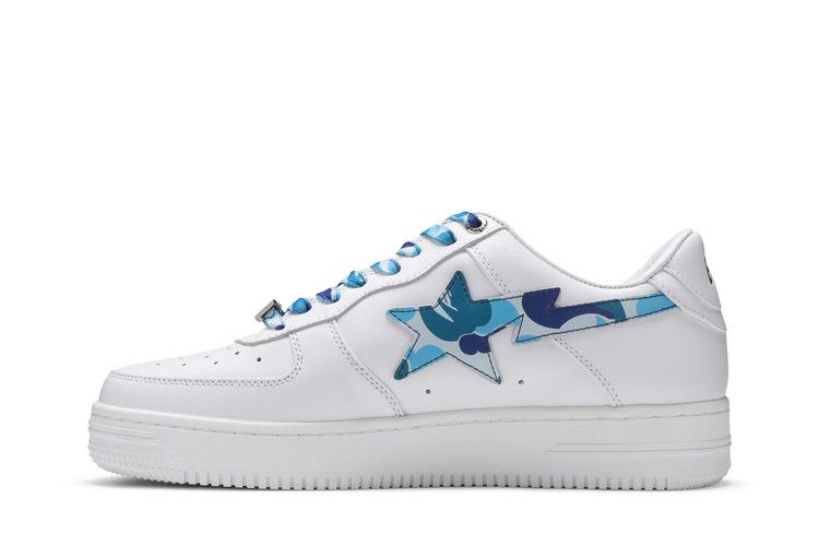 A Bathing Ape Bape Sta Low White ABC Camo Blue (2021)