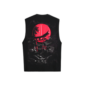 The Temple - Sleeveless T-Shirt ( Black)