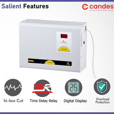 Crystal Stabilizers for Inverter/ Split/ Window AC upto 2 Ton 5KVA (130 V-285 V)