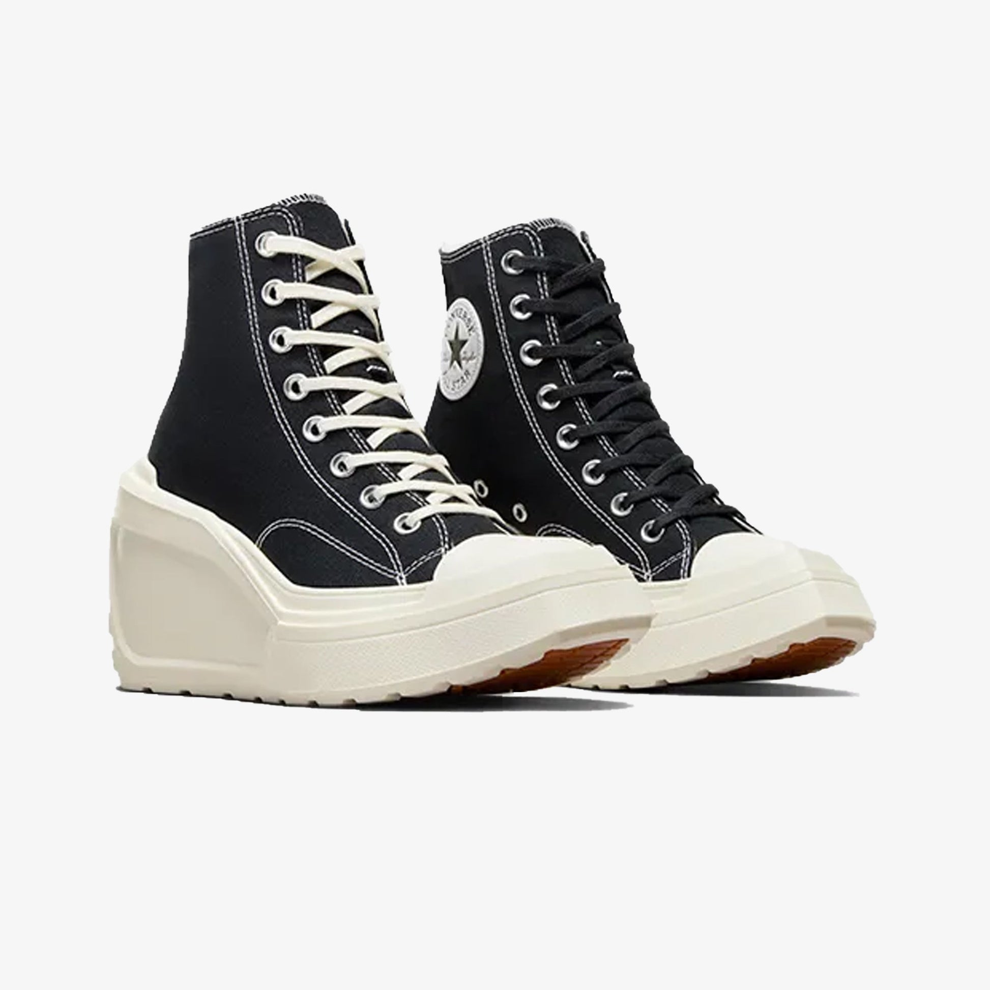 Converse | CHUCK 70 DE LUXE WEDGE  { BLACK/WHITE