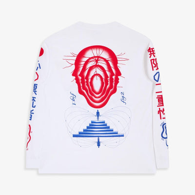 EDWIN | MIND DRIFTER T-SHIRT LS { WHITE