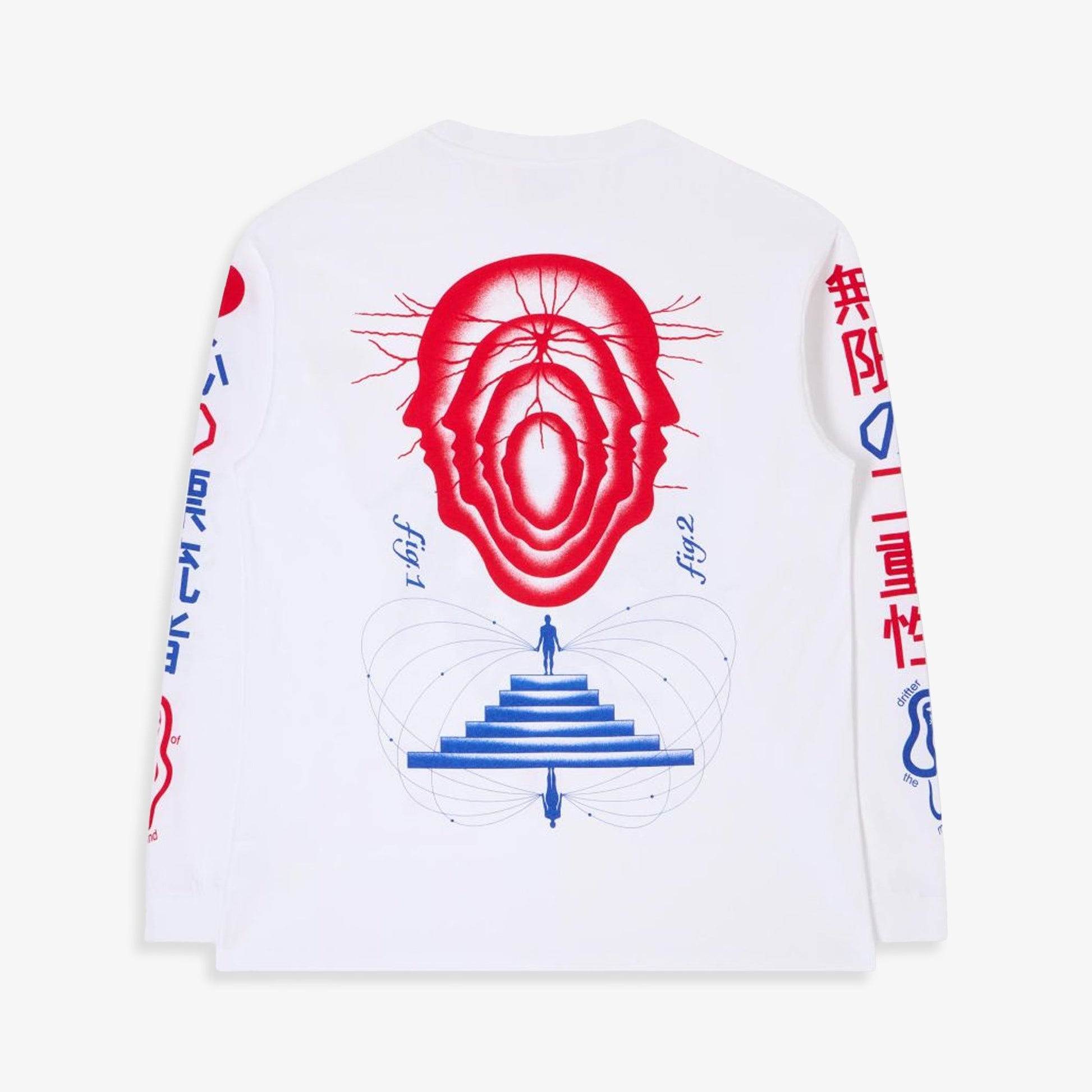 EDWIN | MIND DRIFTER T-SHIRT LS { WHITE