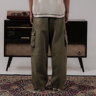 Superkicks | WASHED CARGO PANT { BROWN