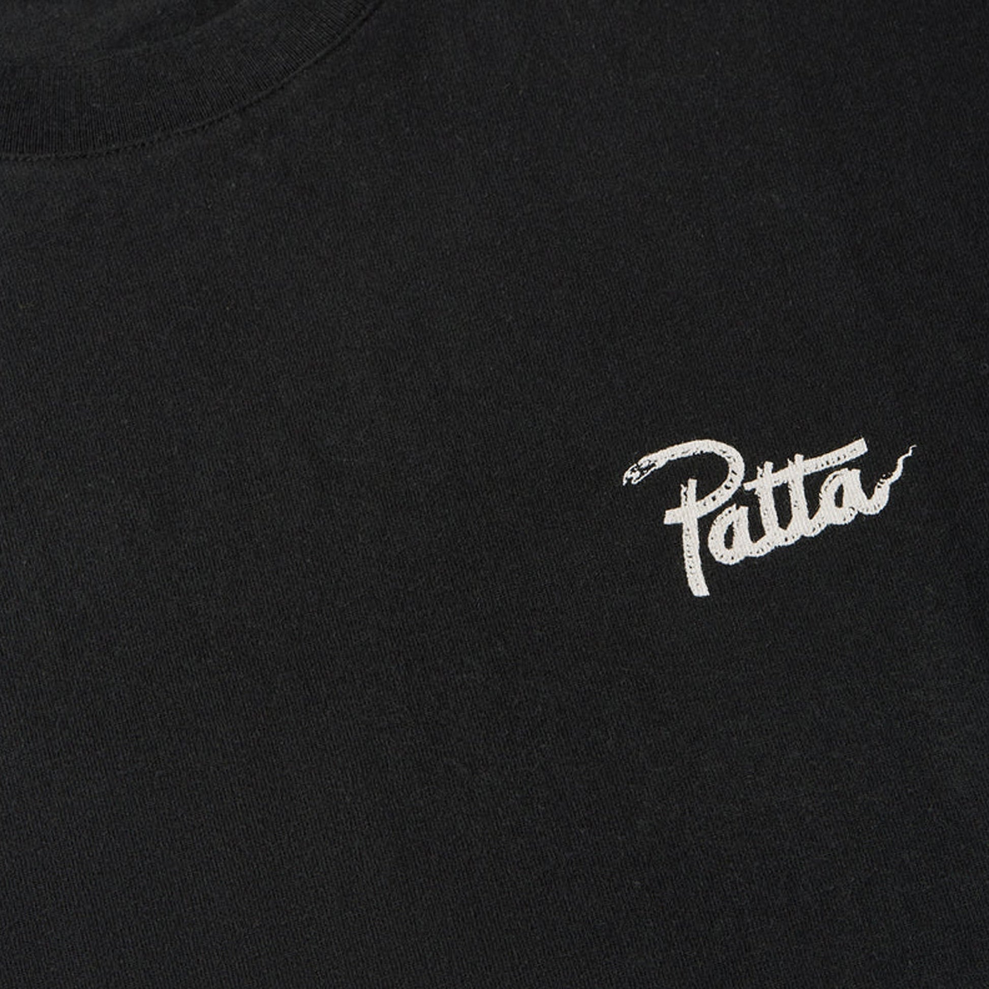 PATTA | PATTA SNAKE HEART T-SHIRT { BLACK