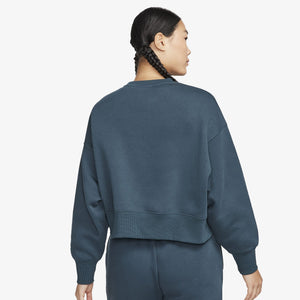 Nike | CREW-NECK FLEECE SWEATSHIRT  { DEEP JUNGLE/KHAKI/CAMPFIRE ORANGE